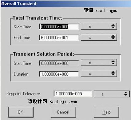 transient 時間設置