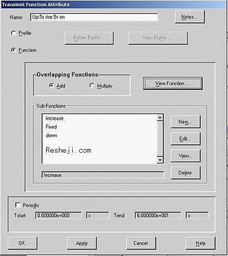 瞬態變化的熱源