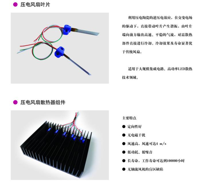 壓電陶瓷散熱器